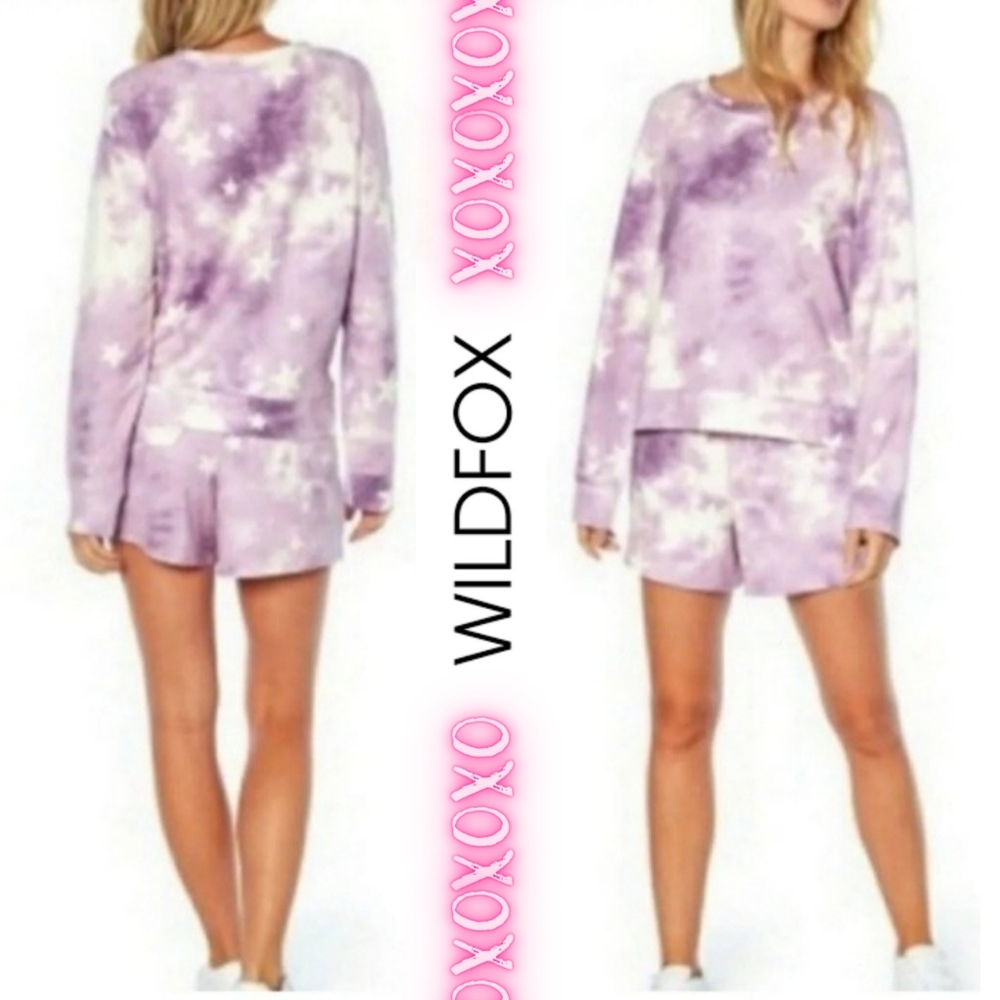 Wildfox 2 peice pajama lounge set | Tie dye design, relaxed fit